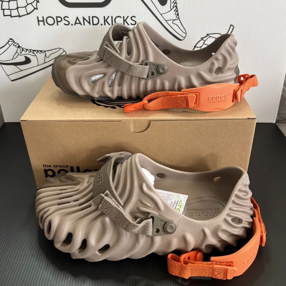 SALEHE BEMBURY X CROCS POLLEX CLOG TAN SIZE 7